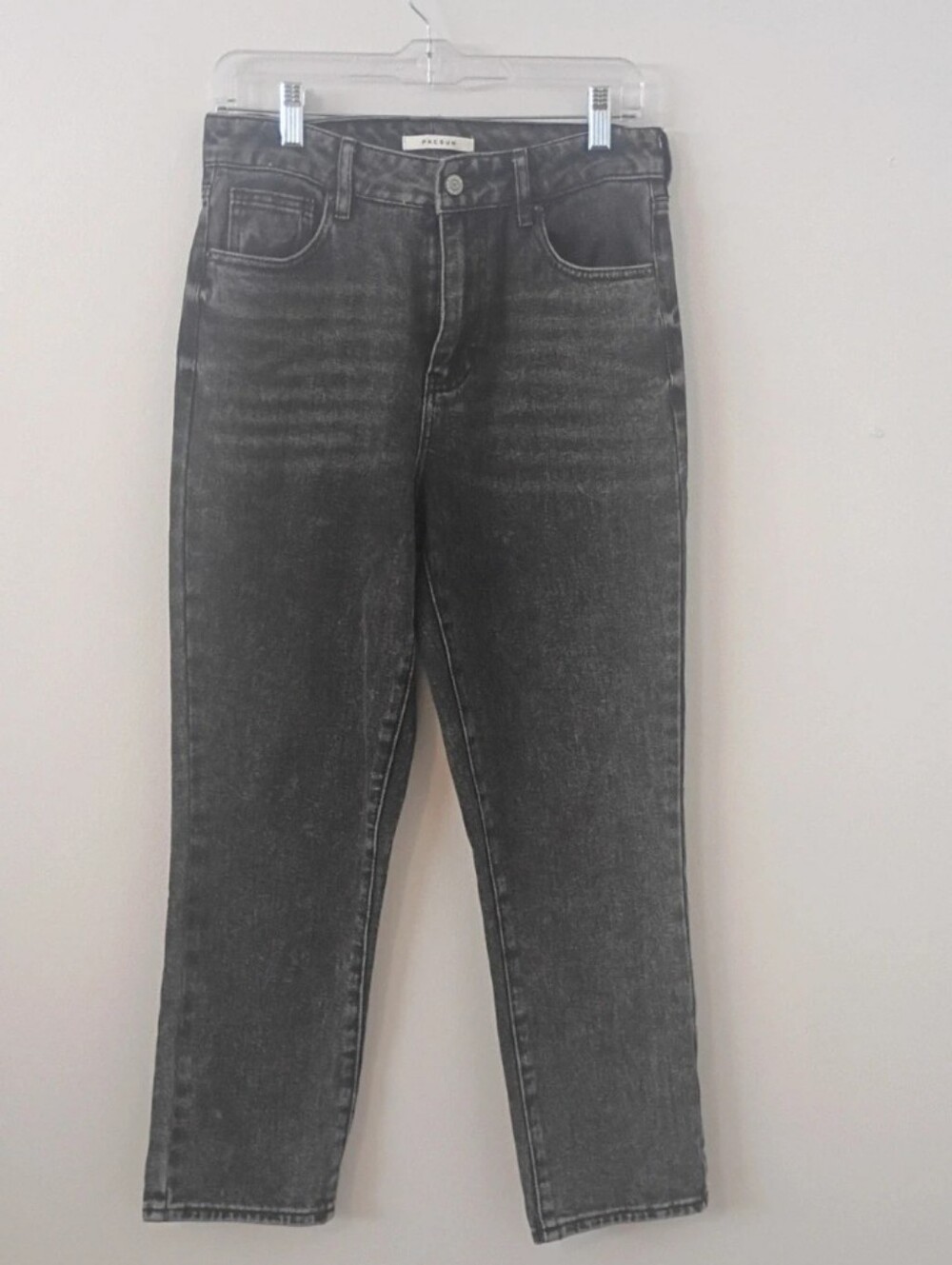 PacSun Black Acid Wash Mom Jeans High Rise